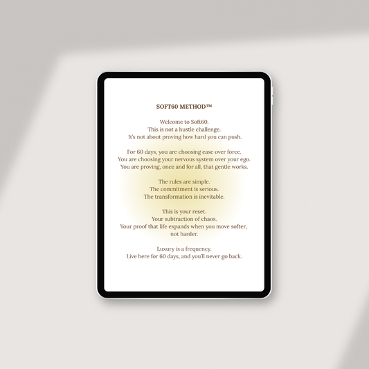 Soft60 Reset Guide™