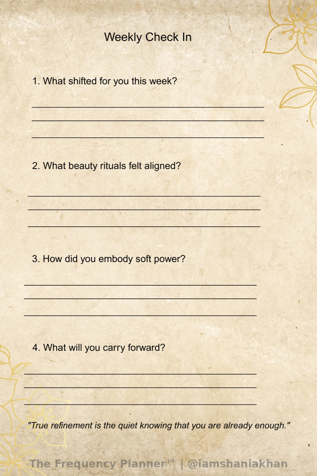 Printed Edition |The Frequency Planner Vol 1: Beauty Is A Frequency