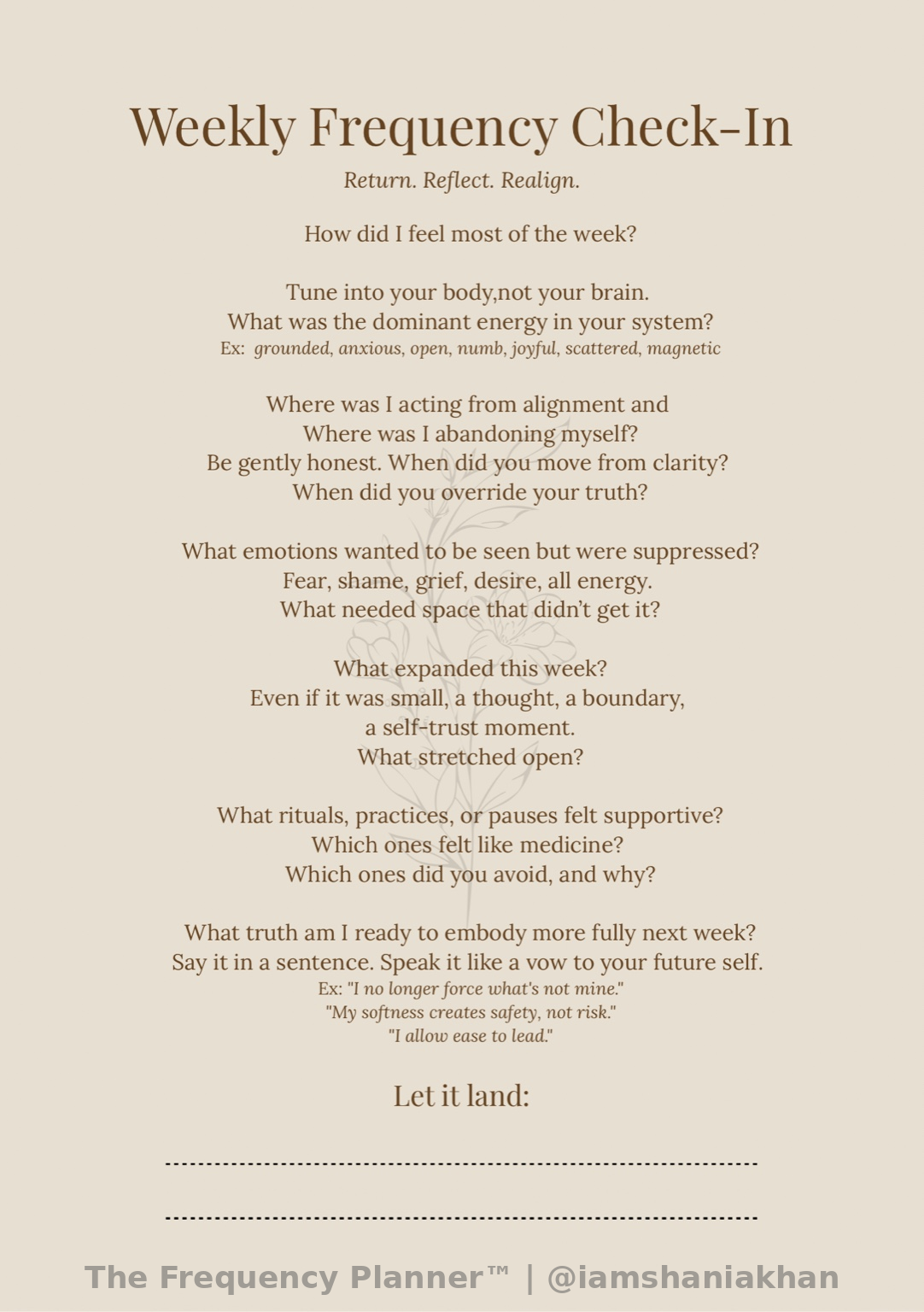 Printed Edition |The Frequency Planner™ Vol. 2: Wealth Is A Frequency